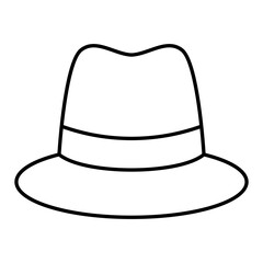 Hat line icon.