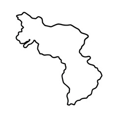 State outline. United states Coloring page