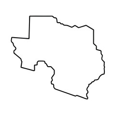 State outline. United states Coloring page