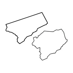 State outline. United states Coloring page