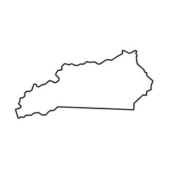 State outline. United states Coloring page
