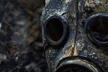 a gas mask