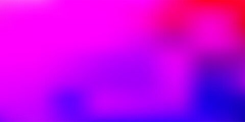 Light purple, pink vector abstract blur layout.