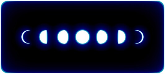 Glowing Circular Lights: A Captivating Visual Display