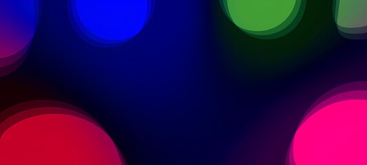 Luminous Circles: A Mesmerizing Abstract Background