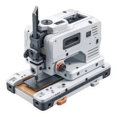 State-of-the-art mechanical router setup, showcasing a robust and modern construction with integrated controls