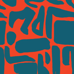 Trendy floral seamless pattern collection. Set of vintage 70s style flower background illustration. Colorful pastel color groovy artwork bundle, y2k nature backgrounds with spring plants