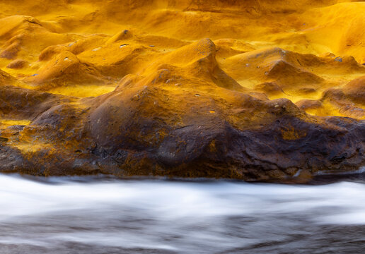 Abstract View of Toxic Rio Tinto River