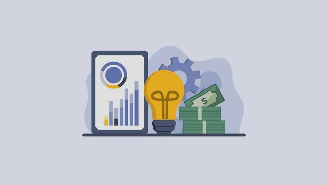 normal and green screen modes, business analysis animations, achievements and reports