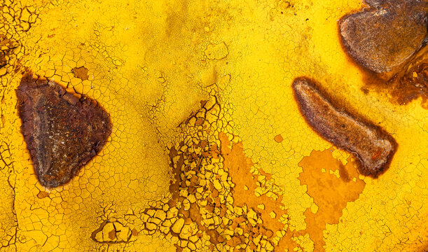 Abstract textures of the Rio Tinto River in Spain