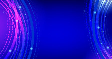 Abstract background. Light effect. Technology innovation, information-technology, digital-technology. For cover, poster, banner. Vector illustration EPS10