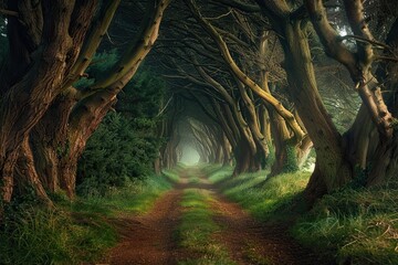 Obraz premium the dark hedges