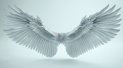 Obraz premium Angel wings design, feathers