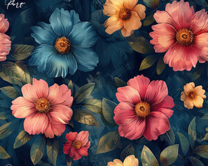 seamless flower pattern