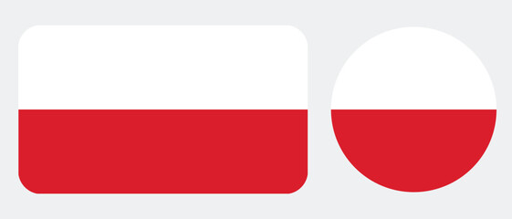 Monaco Flag. Flag of Monaco. Monaco national flag vector illustration. Monaco national flag. 