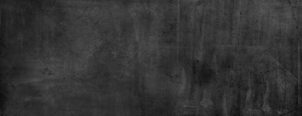 Dark grey textured concrete black grunge wall background