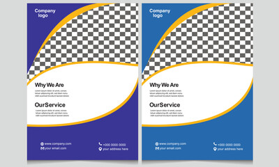 modern business Flyer Template design 
