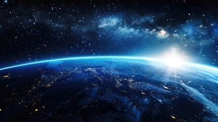 Fototapeta premium Earth viewed from space