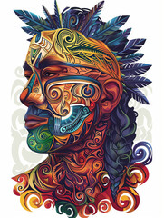 Obraz premium Matariki background graphics