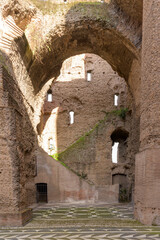 The Baths of Caracalla (Terme di Caracalla) in Rome, Italy