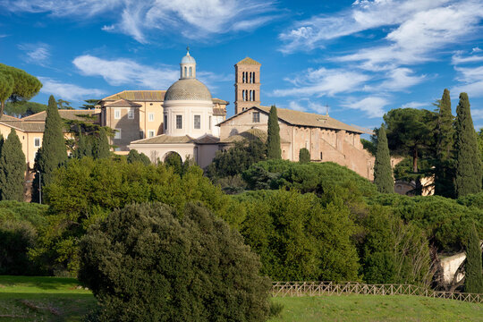 The Caelian Hill (Collis Caelius; Celio) is one of seven hills of Rome, Italy