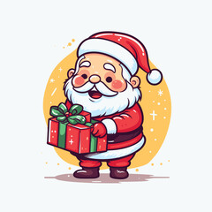 Cute Santa Vector Illustration