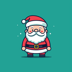 Cute Santa Vector Illustration
