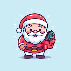 Cute Santa Vector Illustration