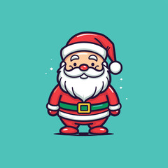 Cute Santa Vector Illustration