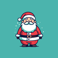 Cute Santa Vector Illustration