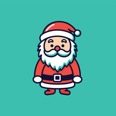 Cute Santa Vector Illustration