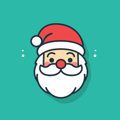 Cute Santa Vector Illustration