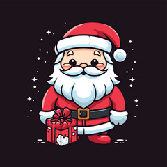 Cute Santa Vector Illustration
