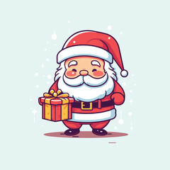 Cute Santa Vector Illustration