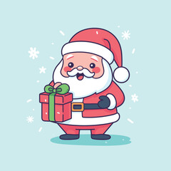 Cute Santa Vector Illustration