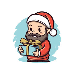 Cute Santa Vector Illustration