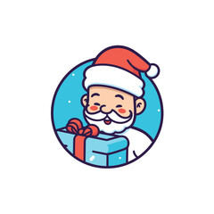 Cute Santa Vector Illustration