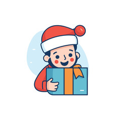 Cute Santa Vector Illustration