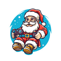 Cute Santa Vector Illustration