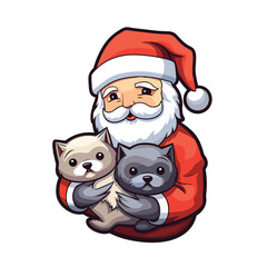 Cute Santa Vector Illustration