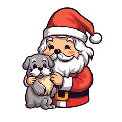 Cute Santa Vector Illustration