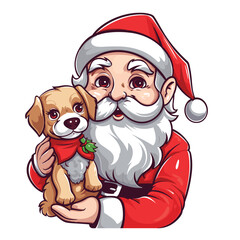 Cute Santa Vector Illustration