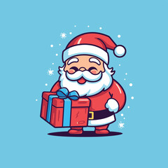 Cute Santa Vector Illustration