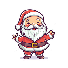Cute Santa Vector Illustration