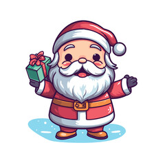 Cute Santa Vector Illustration