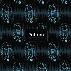 repeated musics pattern design