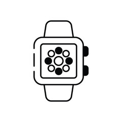 Smartwatch vector icon
