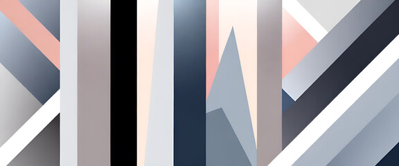 Fototapeta premium illustrazione con elementi geometrici a tema astratto contemporaneo