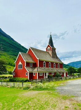 Olden Church is a parish church of the Church of Norway in Stryn Municipality in Vestland county, Norway. It is located in the village of Olden on the north end of the Oldedalen valley. 