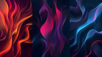 Obraz premium Pure Colorful Background:: Submerge into a Spectrum of Chromatic Opulence with High Definition Minimalist Design, Enhanced by Intel Core Processing 
